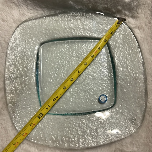 * REPLACEMENT PLATE * Ecoglass Recycled Glass Plate - Picture 10 of 11